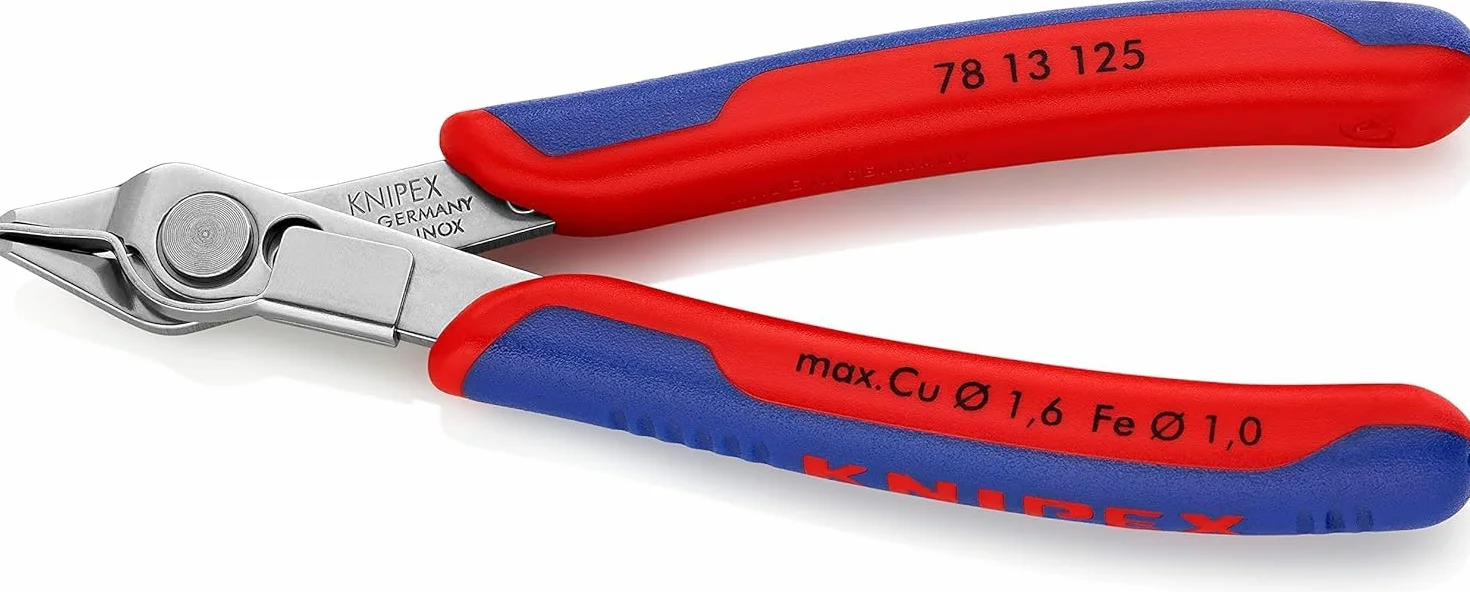 KNIPEX Electronic Super Knips con impugnature multicomponente 125 mm, 78 13 125