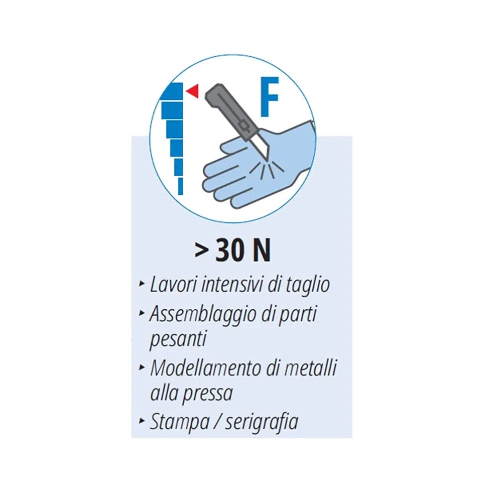 Delta plus GUANTO ANTITAGLIO IN MAGLIA VENICUT F XTREM CUT DELTAPLUS - FINEZZA 13 - Grigio-Nero, 10