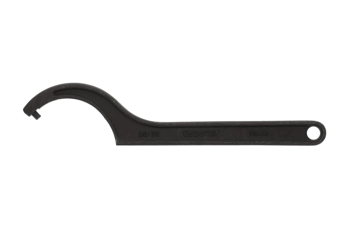 GEDORE Chiave a Settore Nasello Tondo, per Dadi Cilindrici con Fori Radiali, Chiave a Settore Moto e Bici, 80-90 mm, Diametro Punta 8 mm, Chiave a Cricchetto, 40 Z 80-90