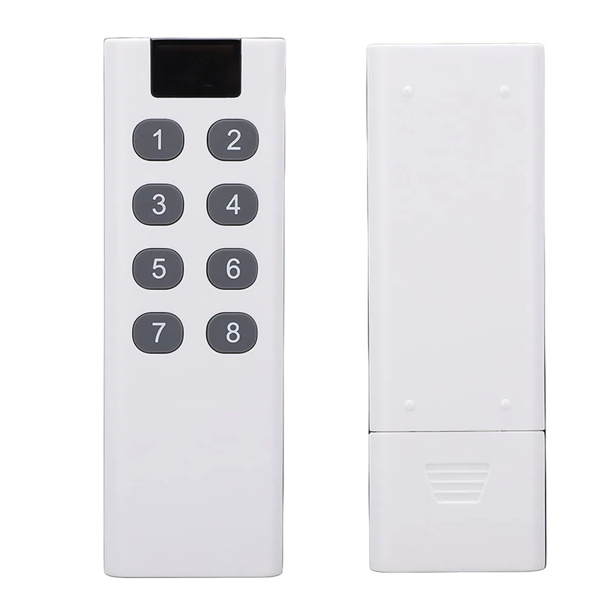 Telecomando Universale per Porta del Garage, Interruttore Telecomando a 8 Tasti 100 Metri a Lungo Raggio Trasmettitore 433 MHZ Telecomando Universale Alla Moda Sensibile Durevole per Porta del Garage