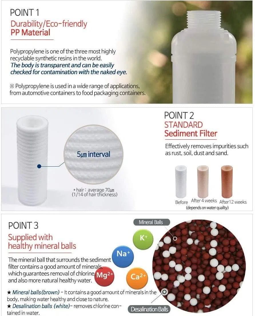 ZeroRust - Filtro antiruggine e rimozione per lavatrici: 5μm 20mm (3/4)