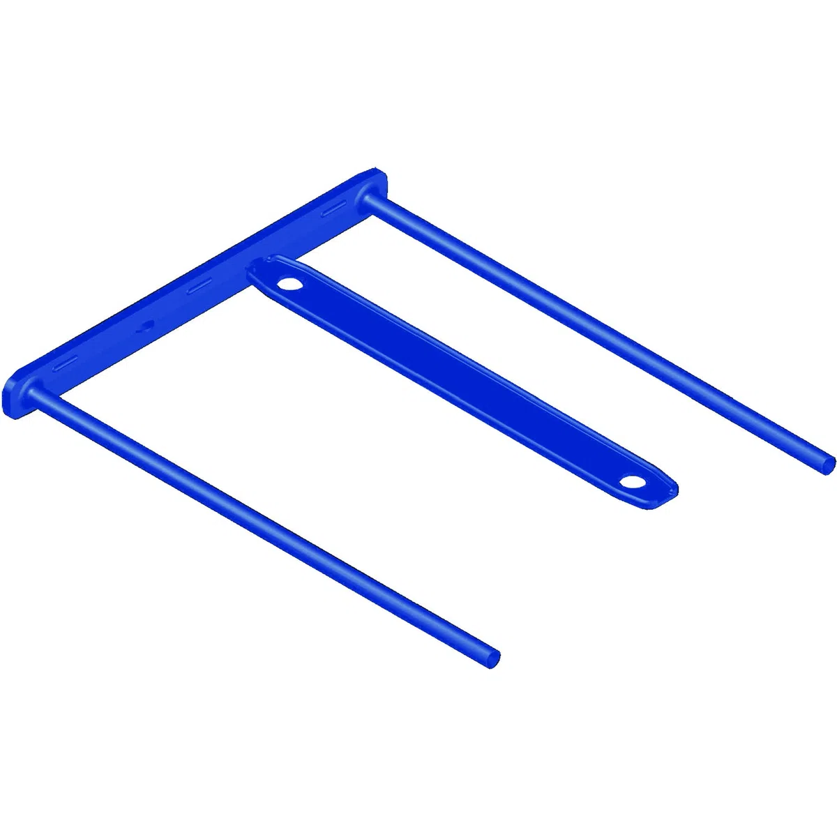 Fellowes Bankers - Confezione da 100 clip per raccoglitori, 10 cm, colore: Blu