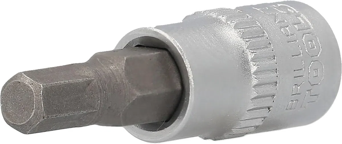 BRILLIANT TOOLS BT020822 Bussola a inserto con esagono incassato 1/4", 5 mm [Powered by KS TOOLS]