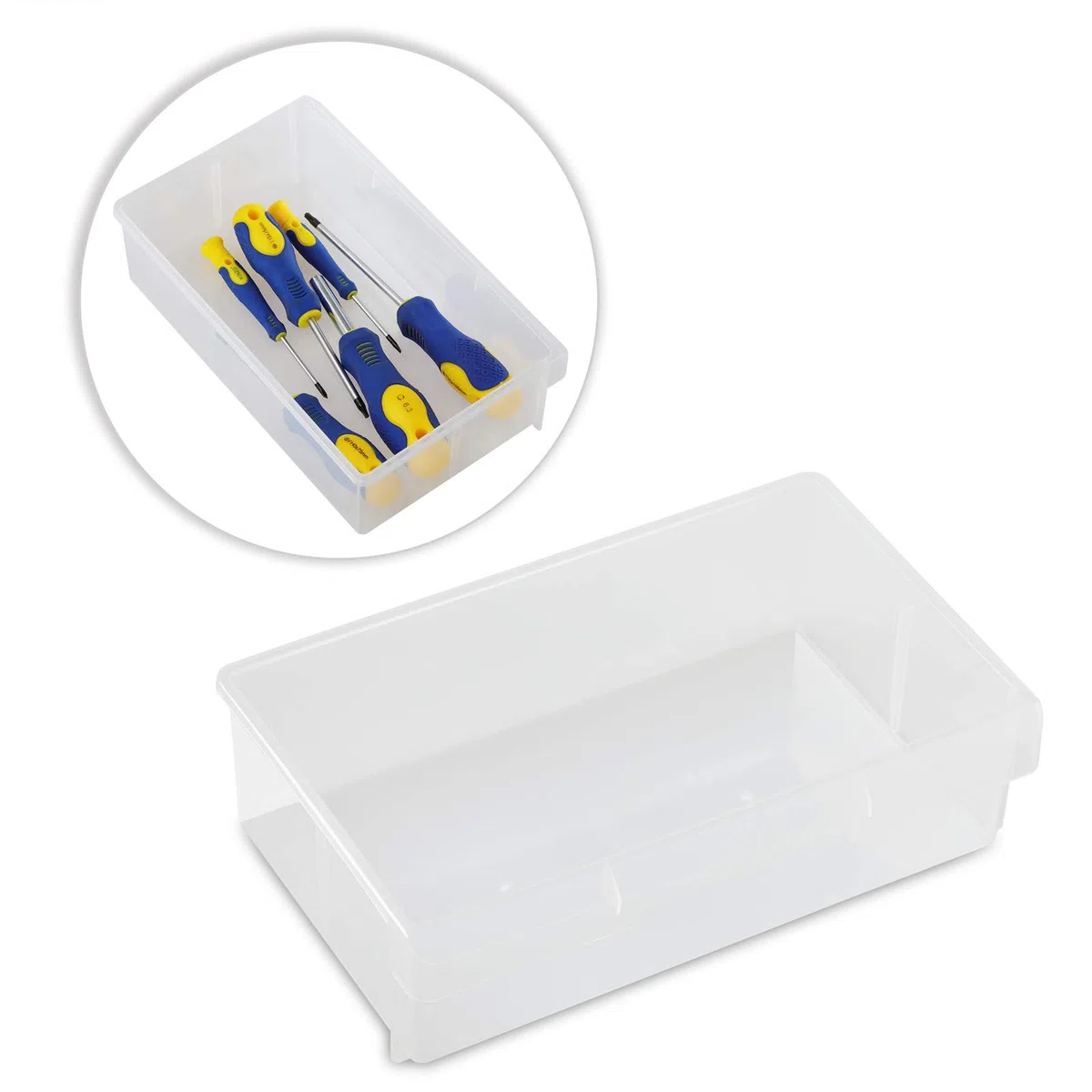 Monzana Box Portaminuterie Organizer espandibile 4 scomparti Contenitore Minuterie Utensili Officina