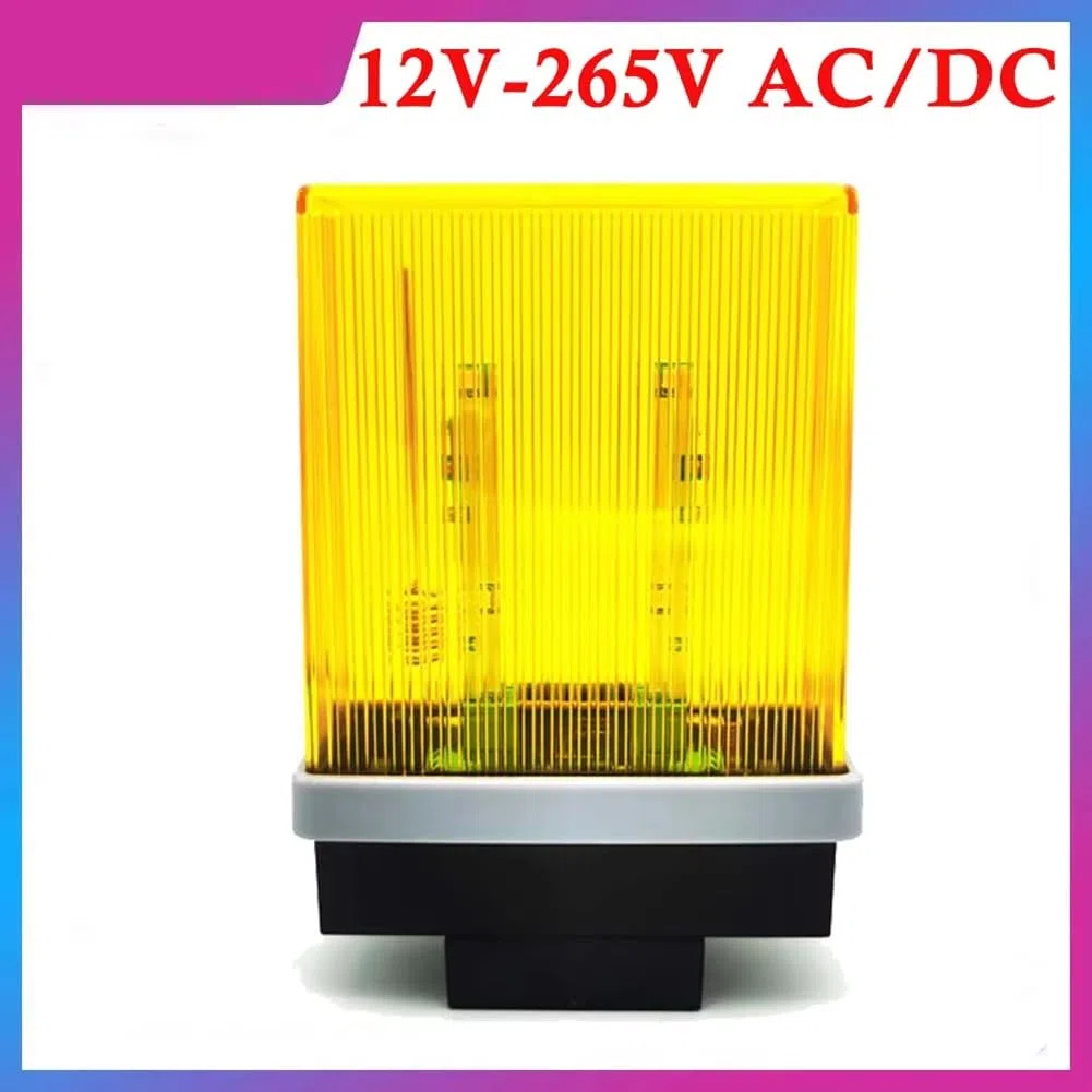Luce Lampeggiante di Protezione di Sicurezza per Allarme Luce Cancello 12V-265V