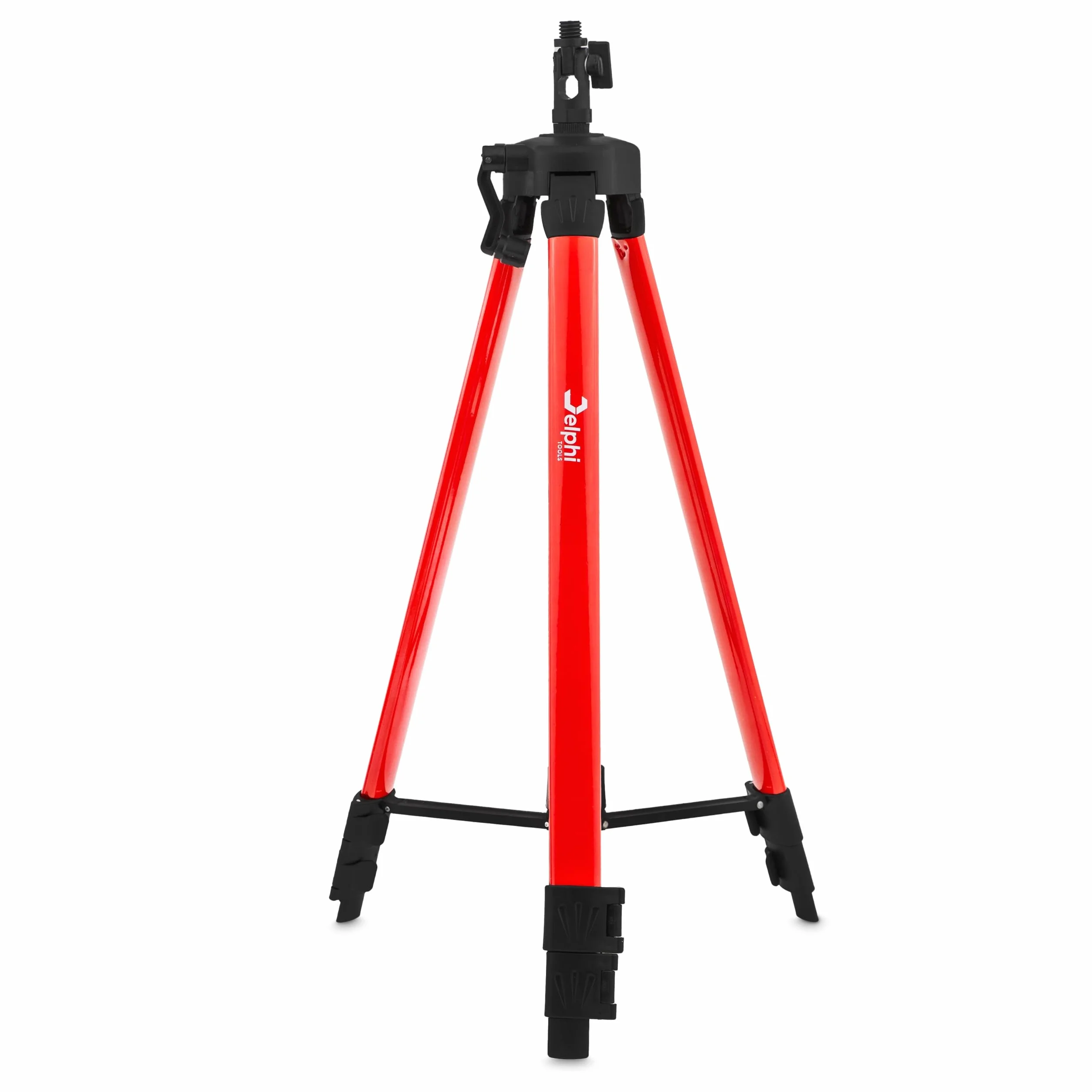 Delphi Treppiede per laser a linee incrociate, regolabile fino a 150 cm, filettatura 5/8 pollici, trifpiede in alluminio con libellula integrata e borsa di trasporto, robusto