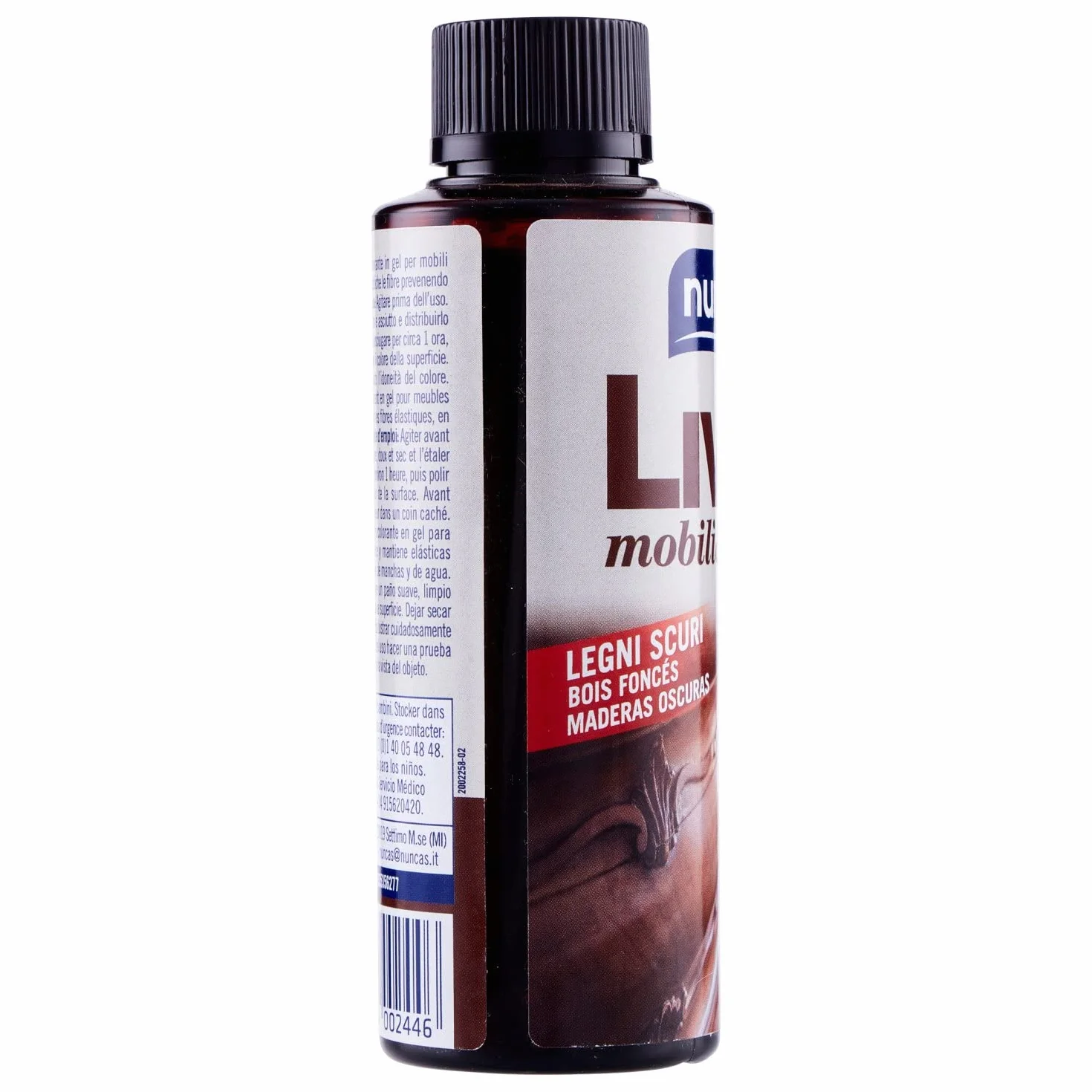 Nuncas Livax Splendi Parquet Cera Protettiva per Pavimenti in Legno - 1L & Livax Mobili&Design Olio Restauratore Legni Scuri - 120ml