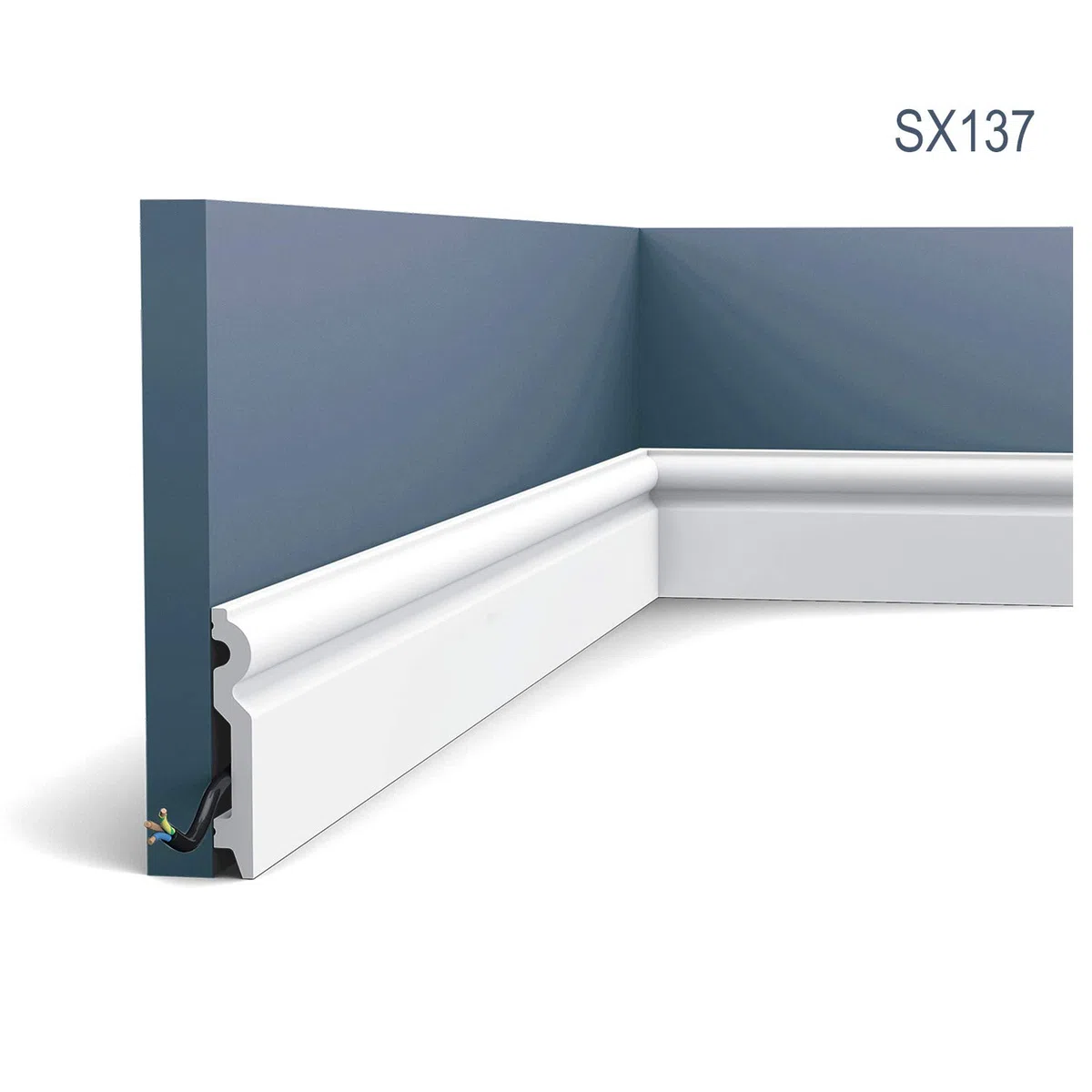Battiscopa aspetto stucco decorativo Orac Decor SX137 AXXENT