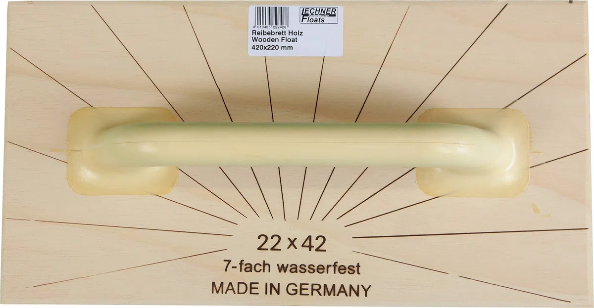 Lechner 222420 – Frattazzo 220 X 420 mm in legno