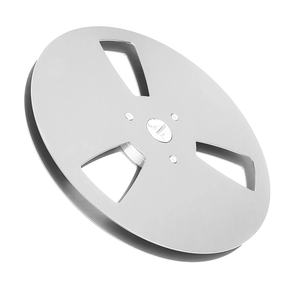 Bobina di Nastro Vuota, Bobina Aperta da 7 Pollici Bobina di Avvolgimento in Alluminio Audio Registratore Accessorio Apertura Parte Macchina Apri Piatto Vuoto per (Argento)
