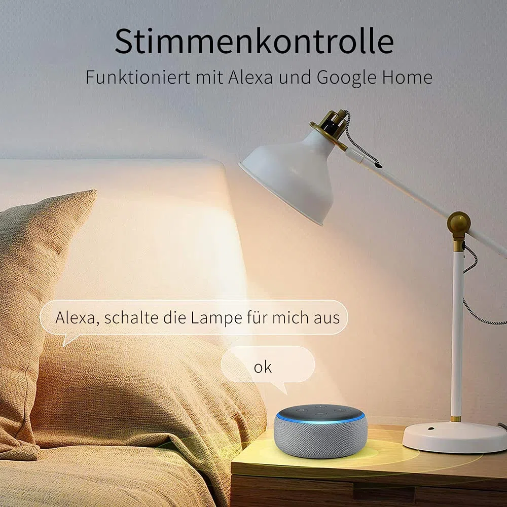 eMylo Smart WiFi Switch Interruttore WiFi relè wireless universale, Timer Telecomando DIY Interruttore della luce Controllo vocale Supporta Amazon Alexa Echo, Google Home Tramite IOS Android 2 Pack