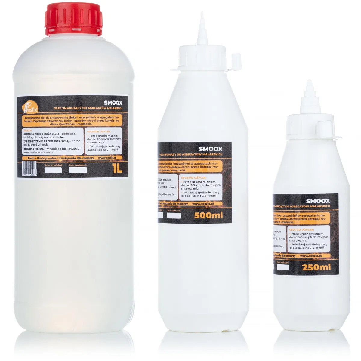 Olio Lubrificante Smoox 500ml – Protezione Pistone, Anticorrosione, Riduce Attrito | per Pompe Airless Graco, Wagner, Zenthril | Lubrificante per Spruzzatori di Vernice