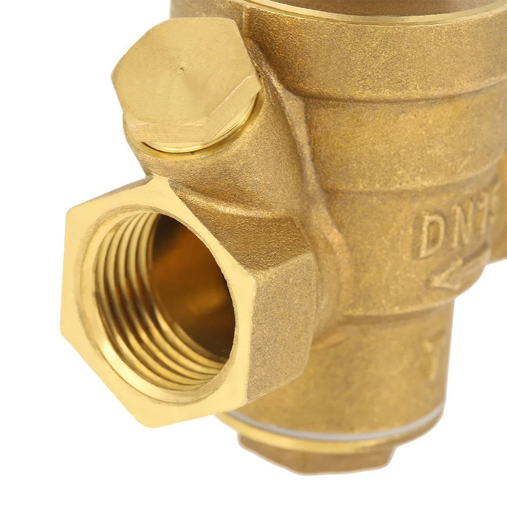 Ottone Regolabile Riduttore valvola di controllo pneumatica valvola di controllo manuale di Pressione Dell'acqua Regolatore Valvola Rubinetto Valvola Limitatore Idraulico Discussione DN25 1 (DN15)