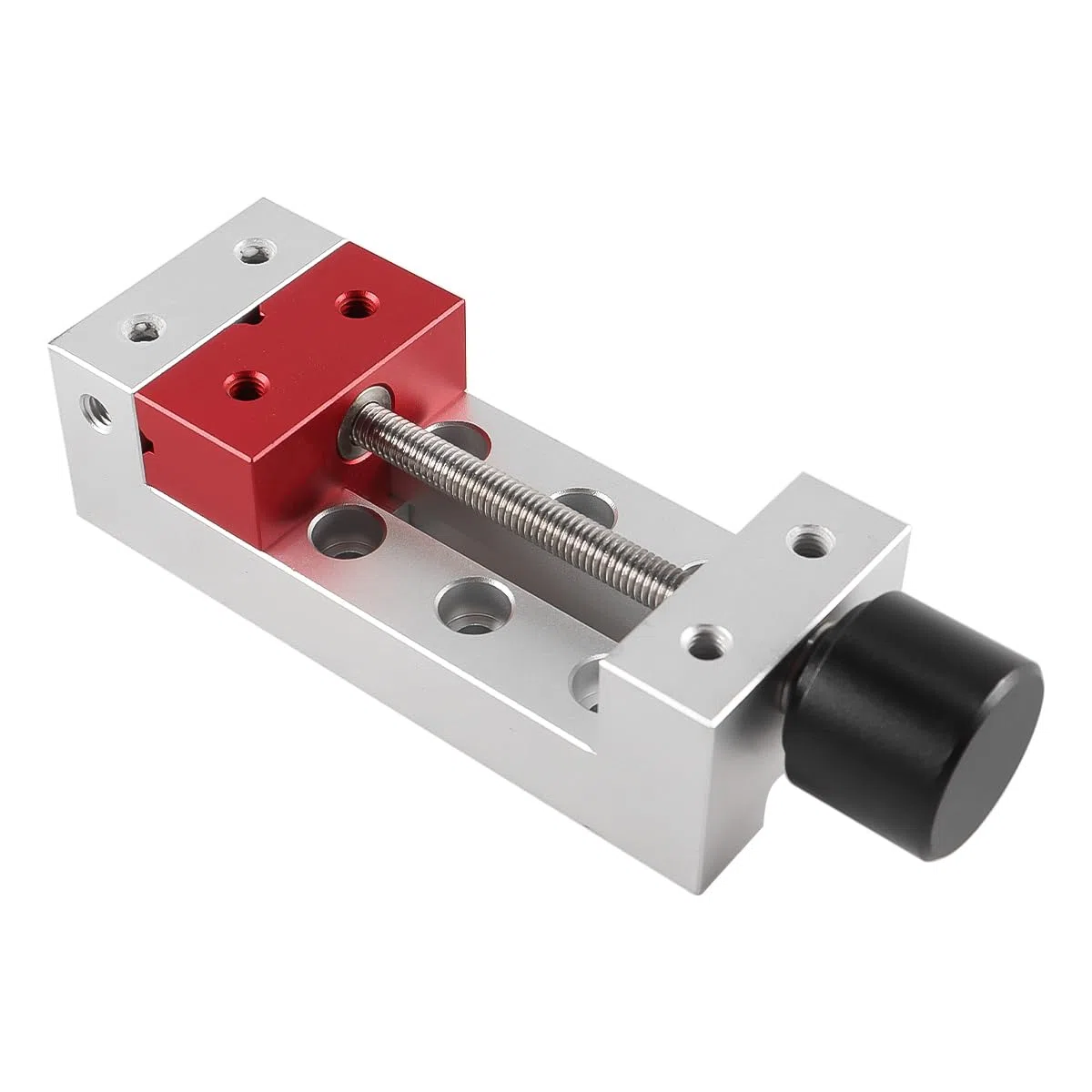 Morsetto parallelo da tavolo Mini morsa da banco CNC Morsetto parallelo aperto in lega di alluminio per officina industriale Riparazione orologi Scultura Gioielli Strumenti