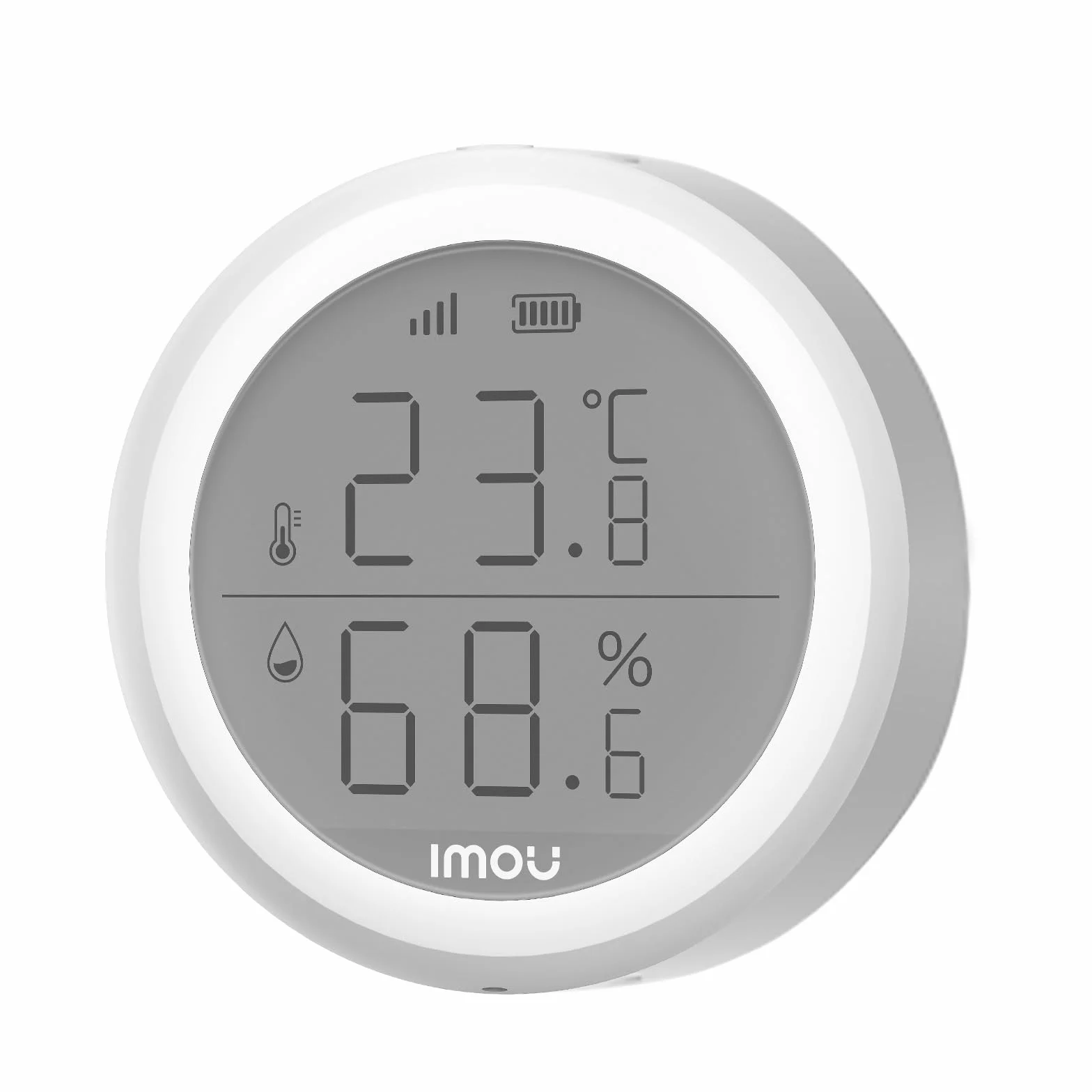 Imou ZTM1 - Sensore di temperatura WiFi, termometro igrometro, sensore di umidità intelligente per interni, con allarme e memorizzazione dei dati, per baby garage