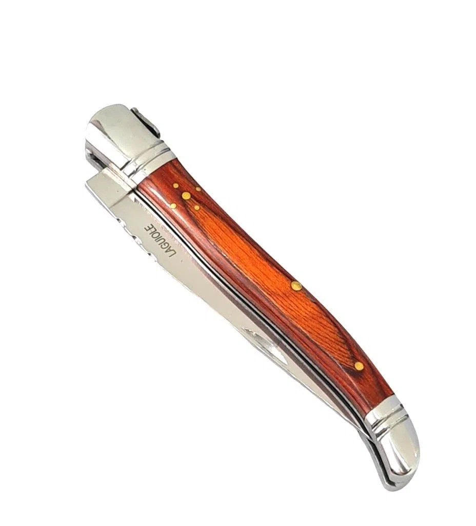 Coltello Layole Simile al coltellino laguiole Manico in Legno da tavola Cucina da Collezione Made in Pakistan Pieghevole Tascabile