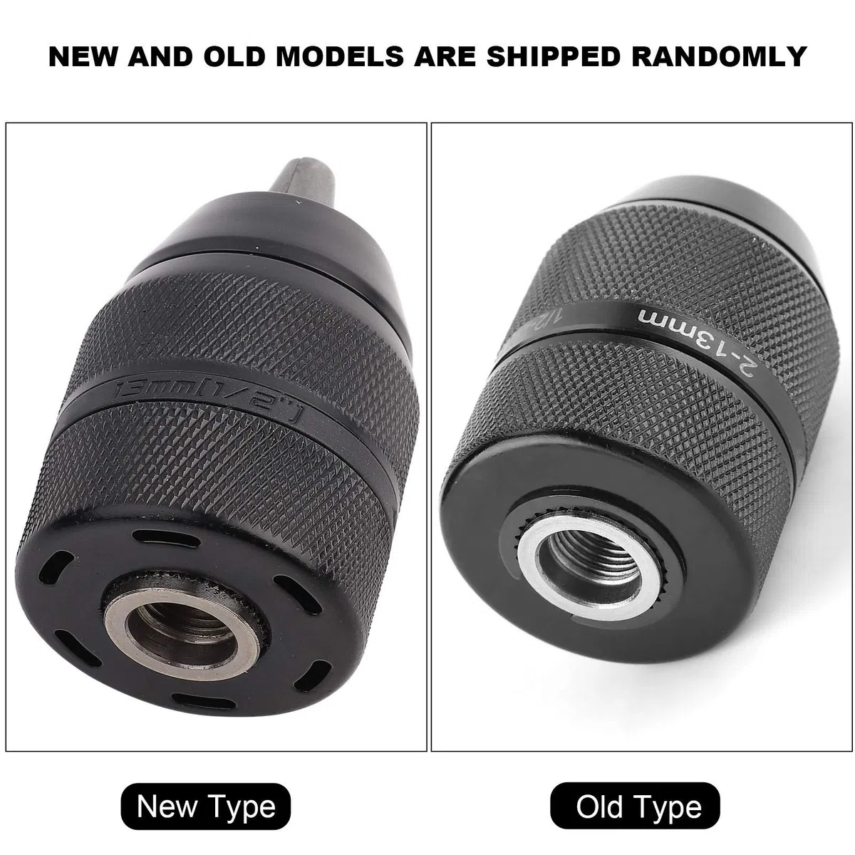 Mandrino Trapano a Mano da 2-13mm, Mandrino di Ricambio Universale Mandrino Trapano Autobloccante da 1/2" per Milwaukee Mandrin