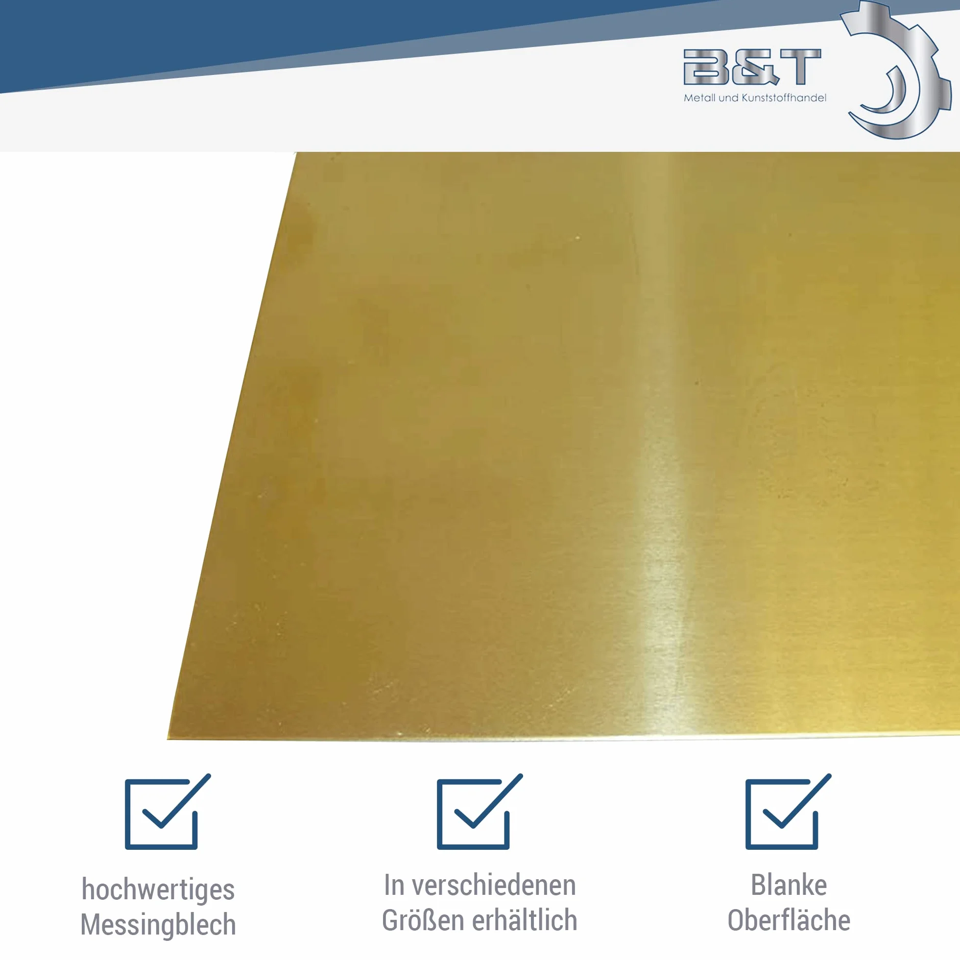 B & T In ottone metallo 6,0 mm di spessore in MS63 (cuzn37), Placca in Ottone superficie Blank nel taglio