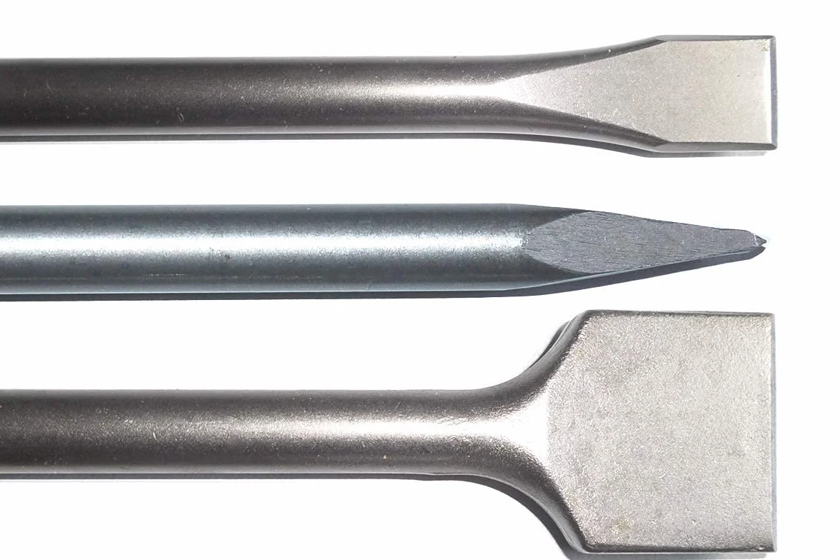 Ct&t Industrie - Set di scalpelli SDS MAX (400 mm di lunghezza, 25 x 400 mm e 50 x 400 mm)