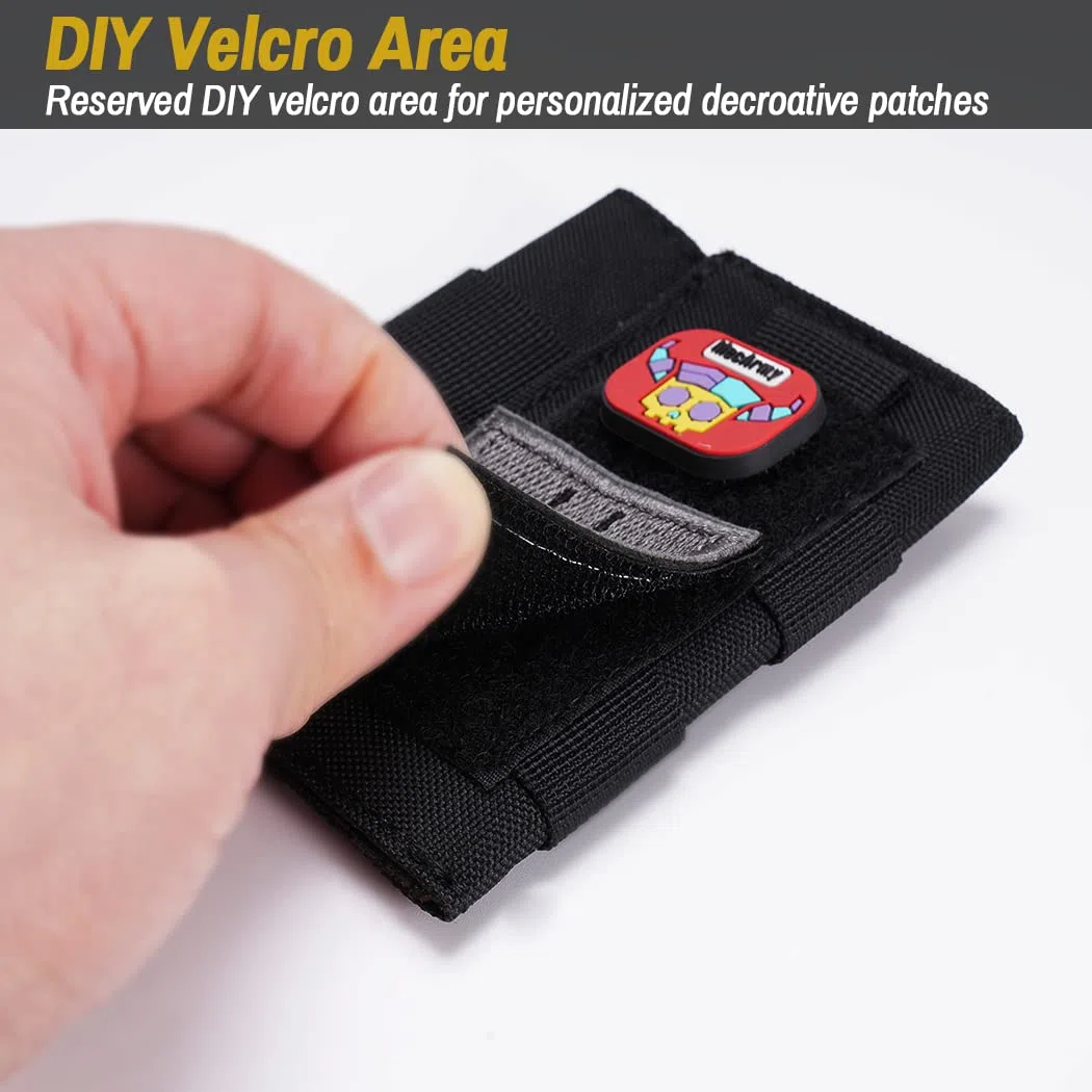 VIPERADE VE9 EDC Organizer Pouch, EDC Pocket Organizer per uomo, Slim EDC Pouch con area fai da te, EDC Pouch Organizer per il trasporto quotidiano