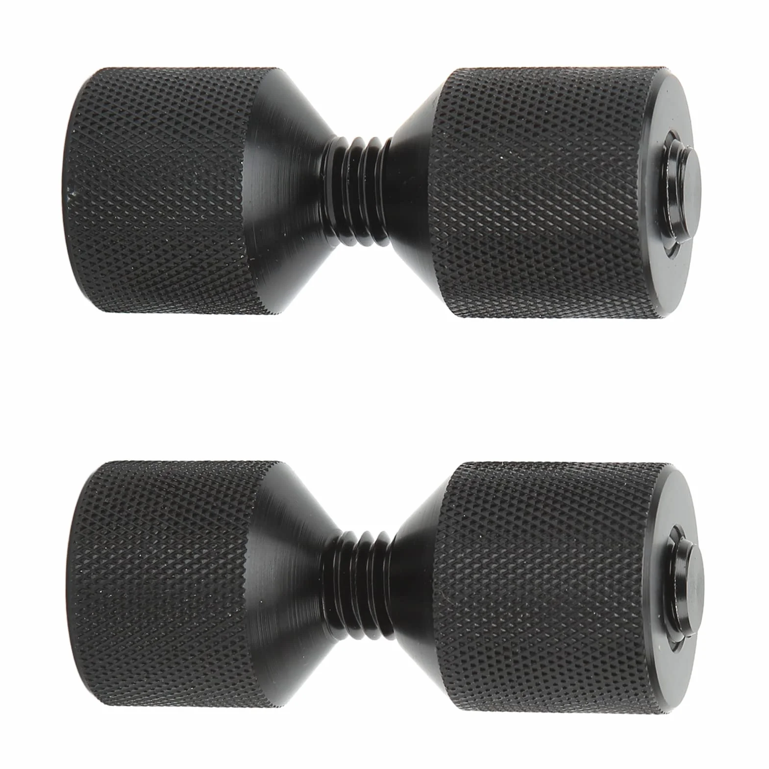 Set di Perni di Allineamento in Alluminio per Flange, 2 Pezzi, a Due Fori per Macchinari Industriali