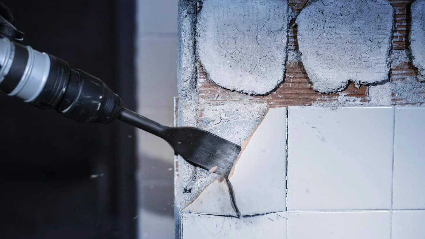 Bosch Professional Scalpelli per piastrelle da utilizzare in punte da trapano con supporto SDS-max, Nero