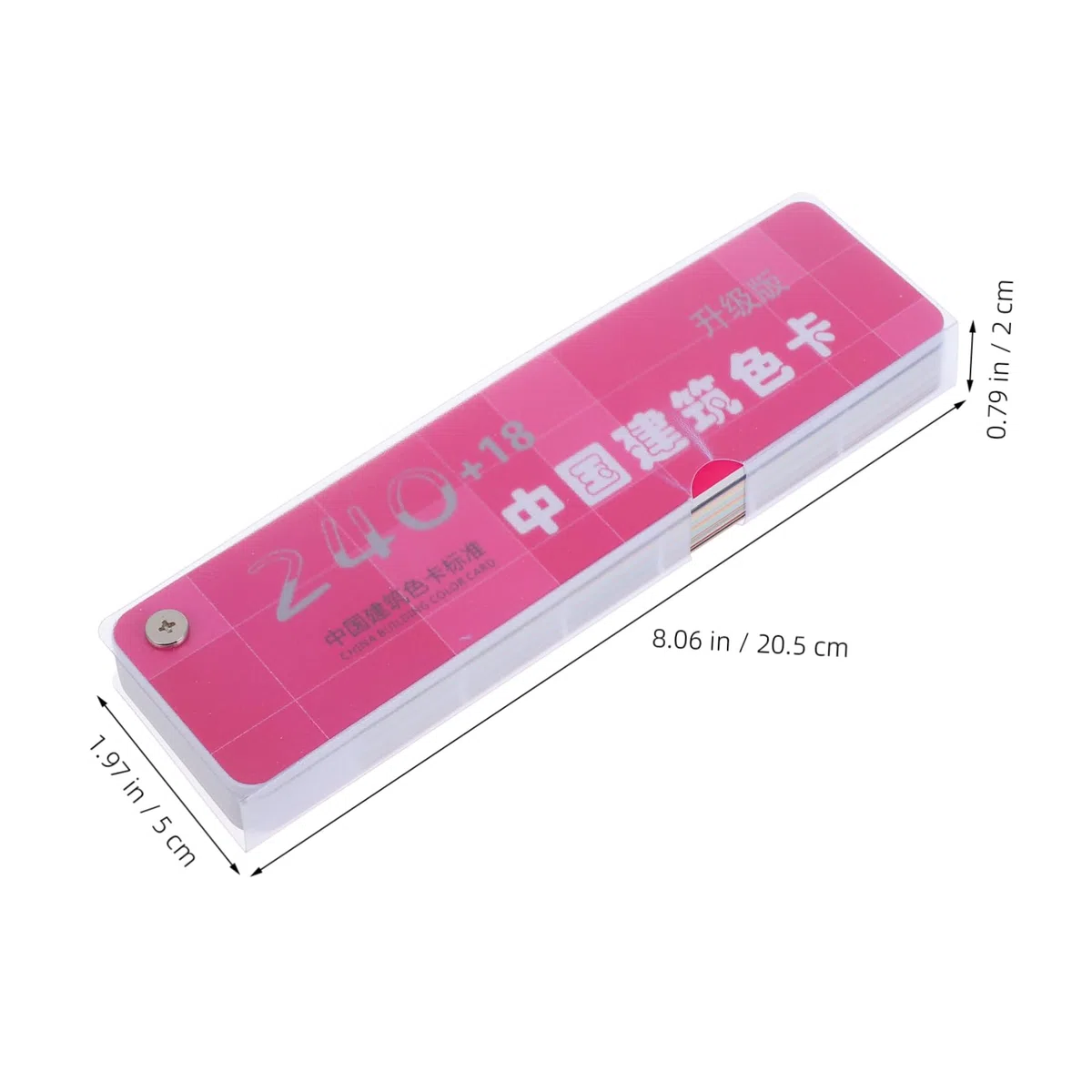 SHINEOFI Set di 1 Cartella Colori Vernice 258 Tonalità per Uso Edilizio, Carta e Plastico, Portatile, per Pareti Interne ed Esterne e Pavimenti, Progetto di Pittura
