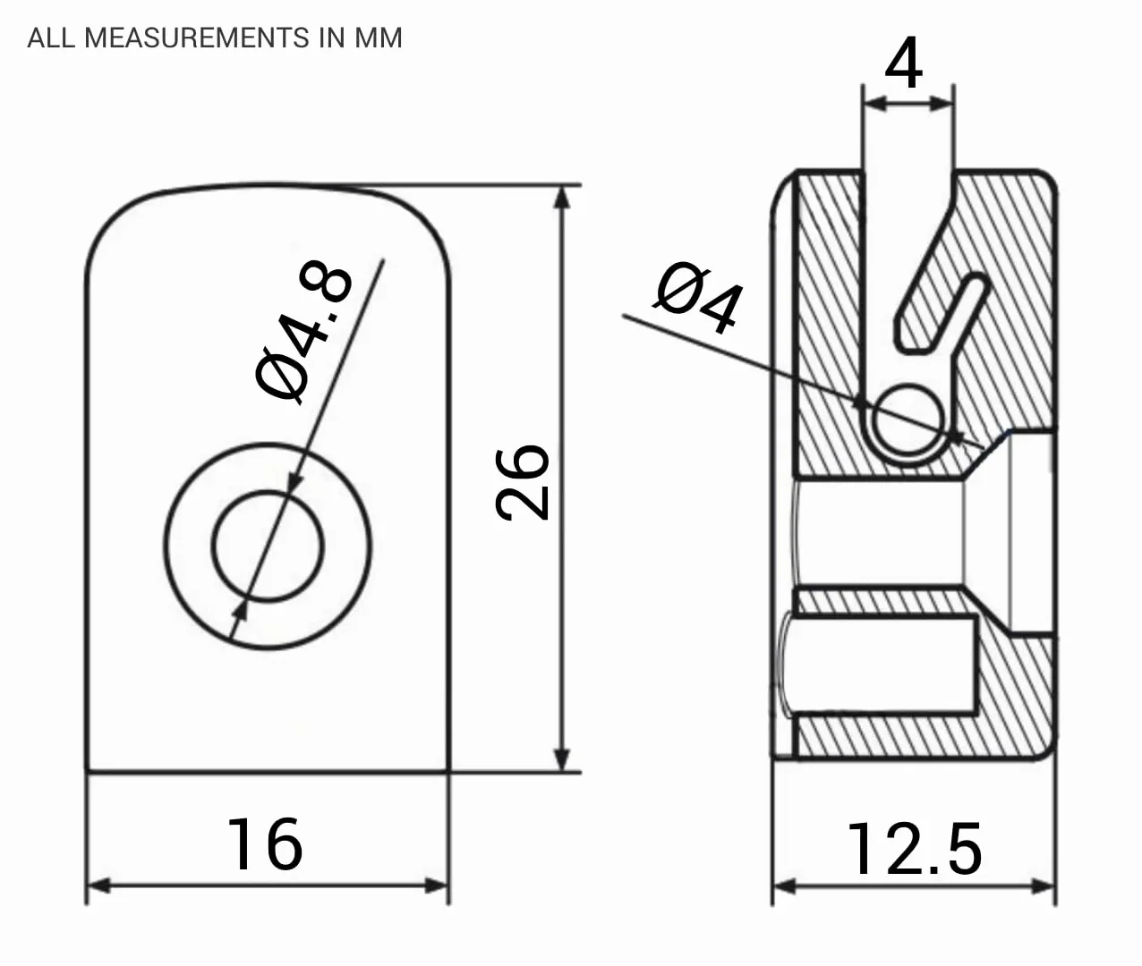 SKIR'CO (50 pz) Clip Grigie per Recinzioni, Clip in Plastica per Recinzioni in Rete, Fermacavi Fissi a Vite, Clip per Recinzioni in Filo, Colore RAL 7016