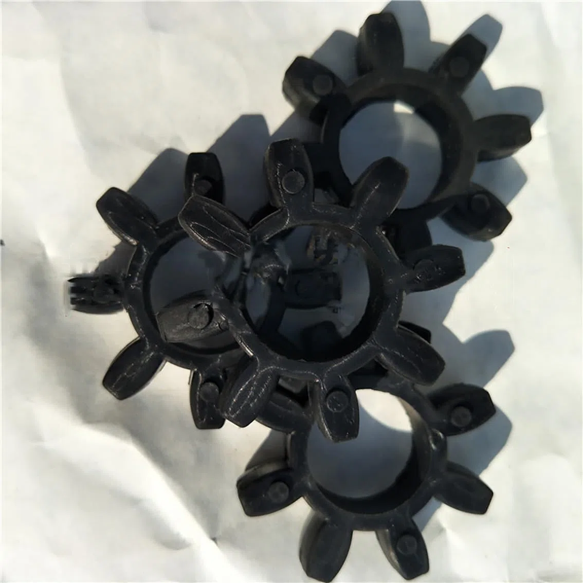 Tampone di accoppiamento a otto petali nero da 1 pezz0, guarnizione a fiore di prugna tipo GR, buona elasticità(38)