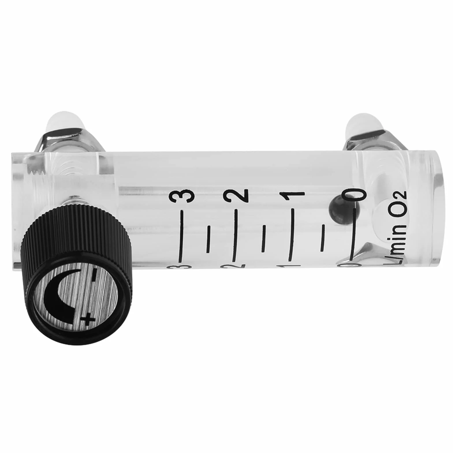 Misuratore di portata del gas con valvola di controllo per ossigeno/aria/gas 0-3LPM