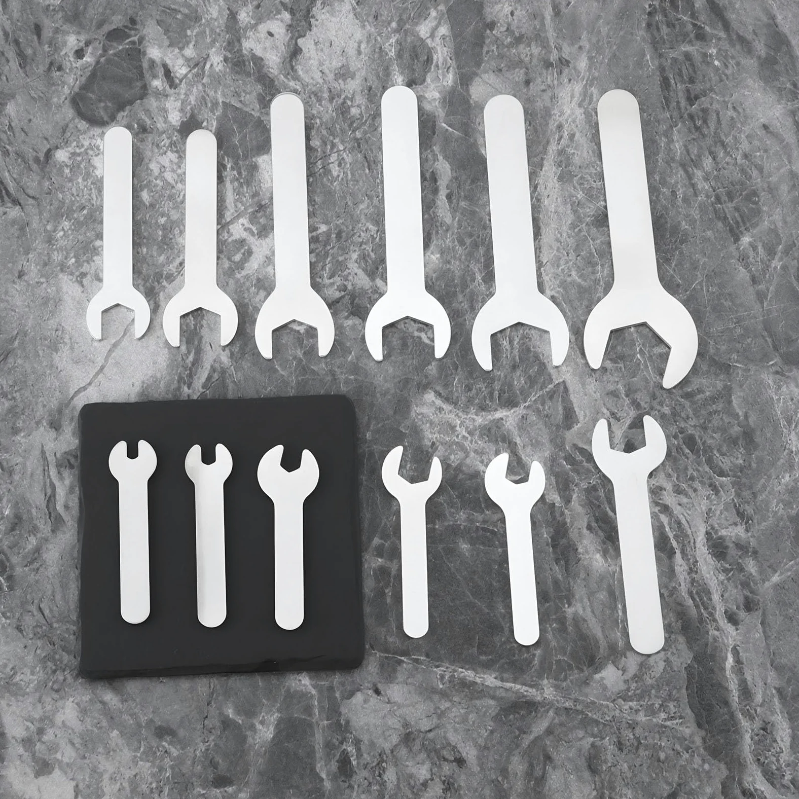 SG Store 12x Set Di Chiavi A Forchetta Singole Metriche Da 4 A 23 Mm Super Sottili Per Riparazione Auto Montaggio Mobili
