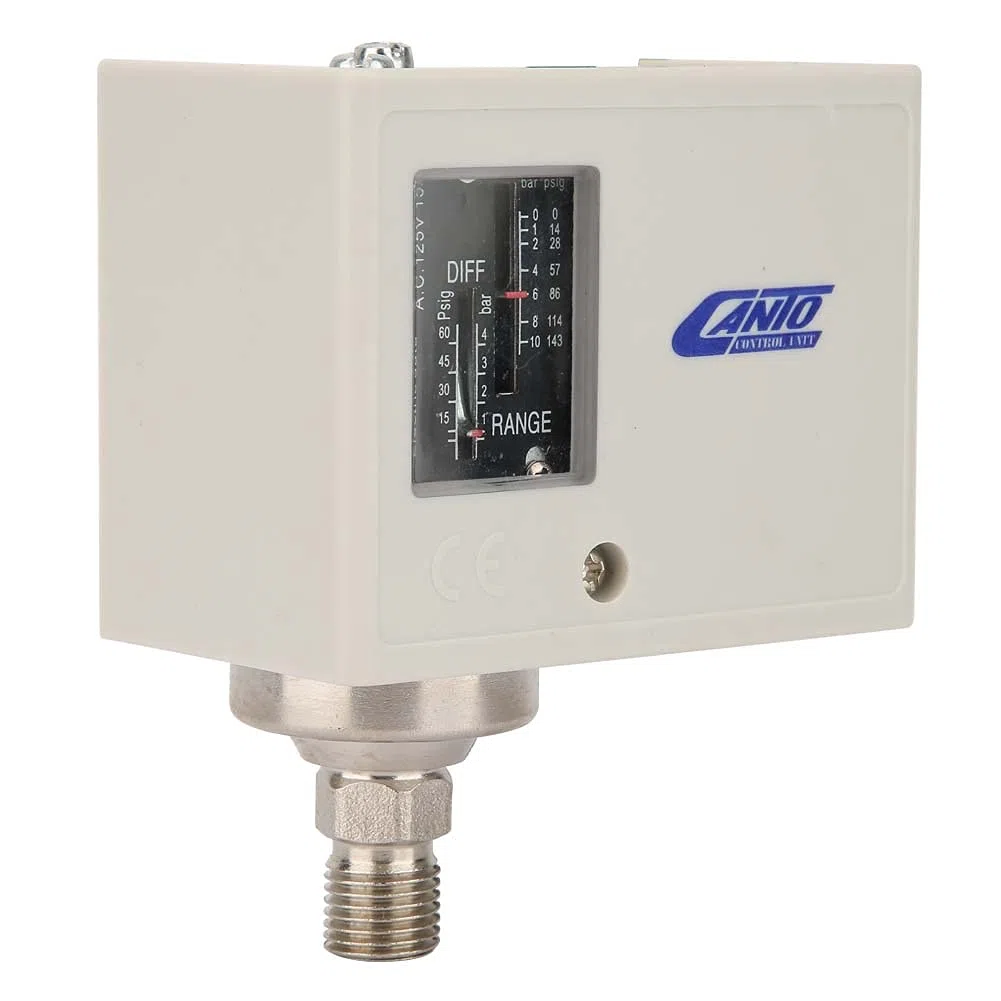 Auto Pressostato elettronico G1/4"Pressostato aria-acqua Regolatore di pressione del compressore, Pressostato compressore elettrico Valvola di control