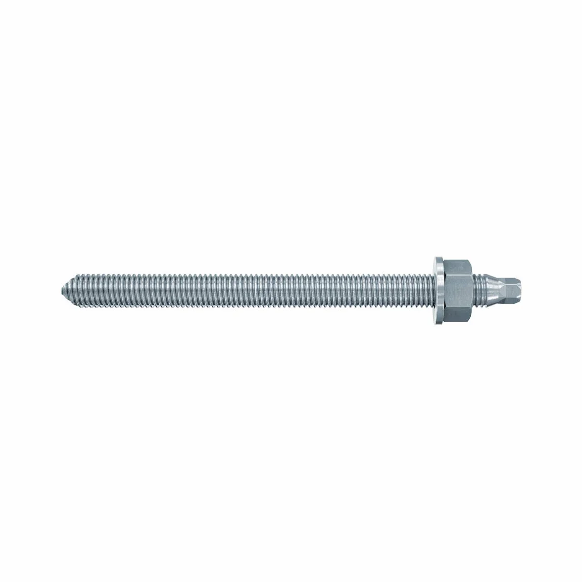 Fischer Barra Filettata RG M12x160, per Ancorante Chimico, in Acciaio 5.8, con dado e rosetta, 10 pezzi per confezione, 50258
