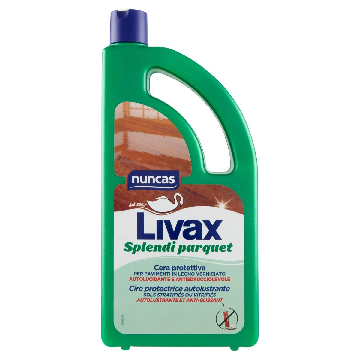 Nuncas Livax Splendi Parquet Cera Protettiva per Pavimenti in Legno - 1L & Livax Mobili&Design Olio Restauratore Legni Scuri - 120ml