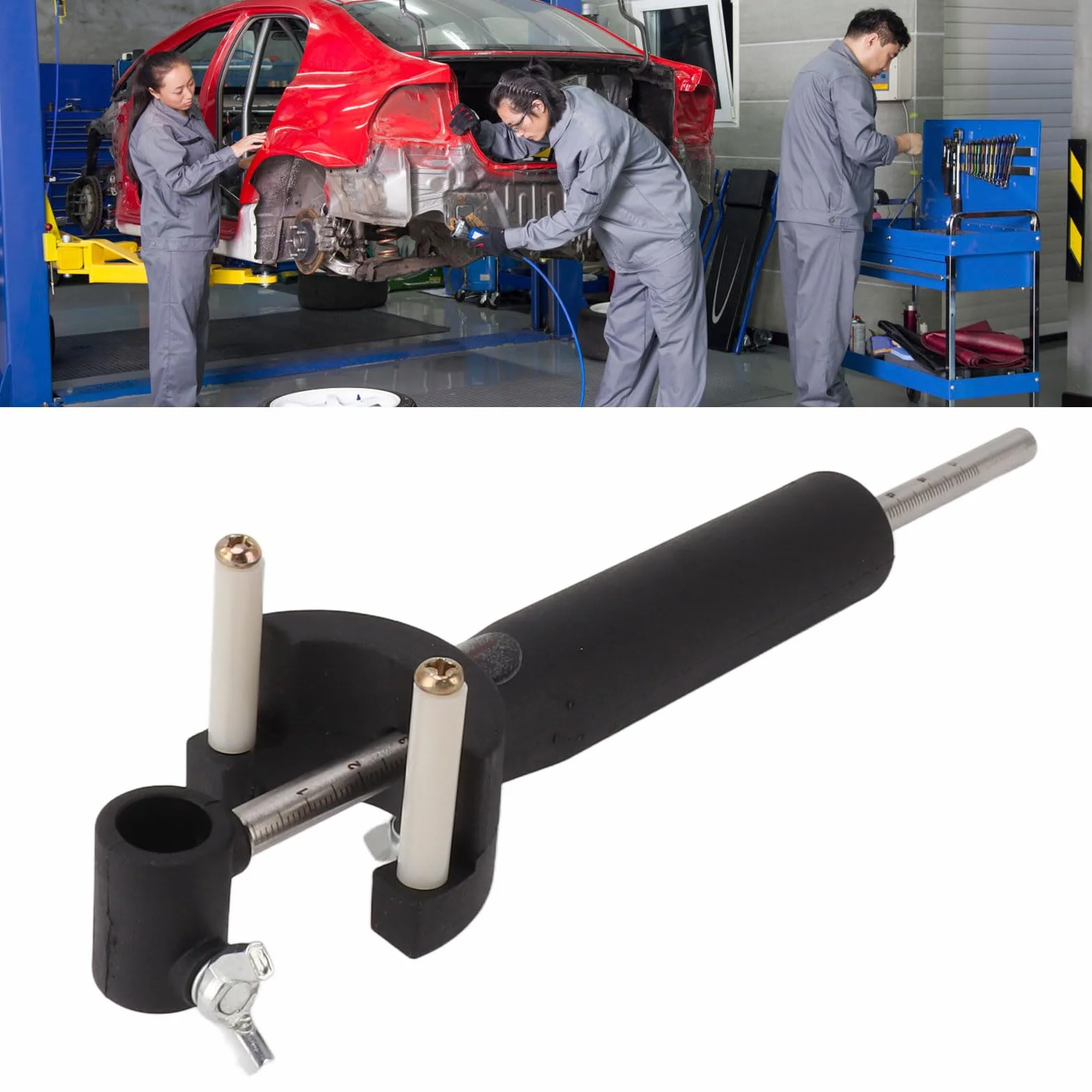 Tracciatore per Passaruota per Auto, Strumento per Tracciare la Linea della Carrozzeria Dell'Auto, Regolabile e Stabile, da 5 a 150 Mm, Kit di Riparazione per Ammaccature