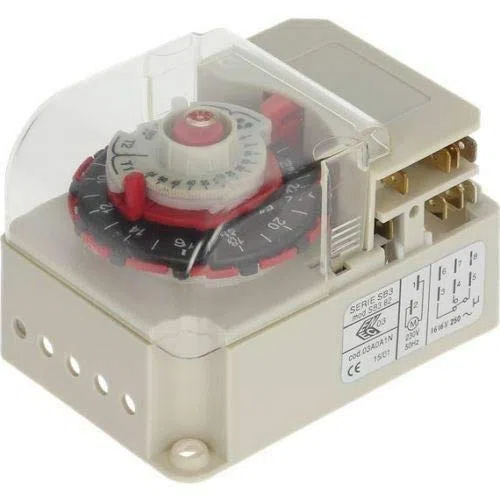 Temporizzatore Elettromeccanico Tipo Bigatti Per Sbrinamento – SB3.82/8 Contatti - Gestione ritardo ventole/Alimetazione 230V - 50Hz