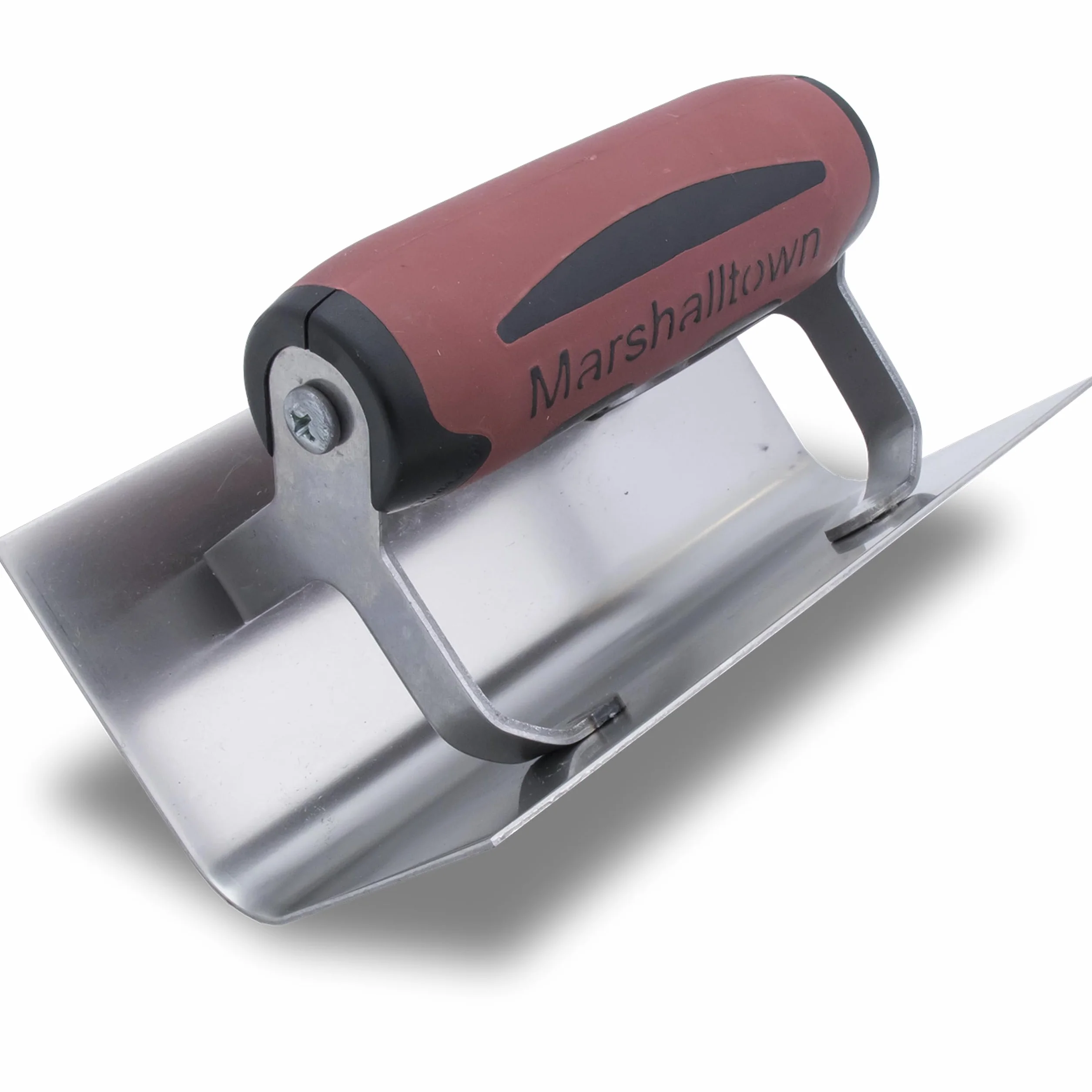 MARSHALLTOWN 66SSD Frattazzo ad Angolo Interno Raggio 13 mm e Manico Durasoft, in Acciaio Inox, per cartongesso e stuccatori, Dimensioni: 152x64 mm, Argento