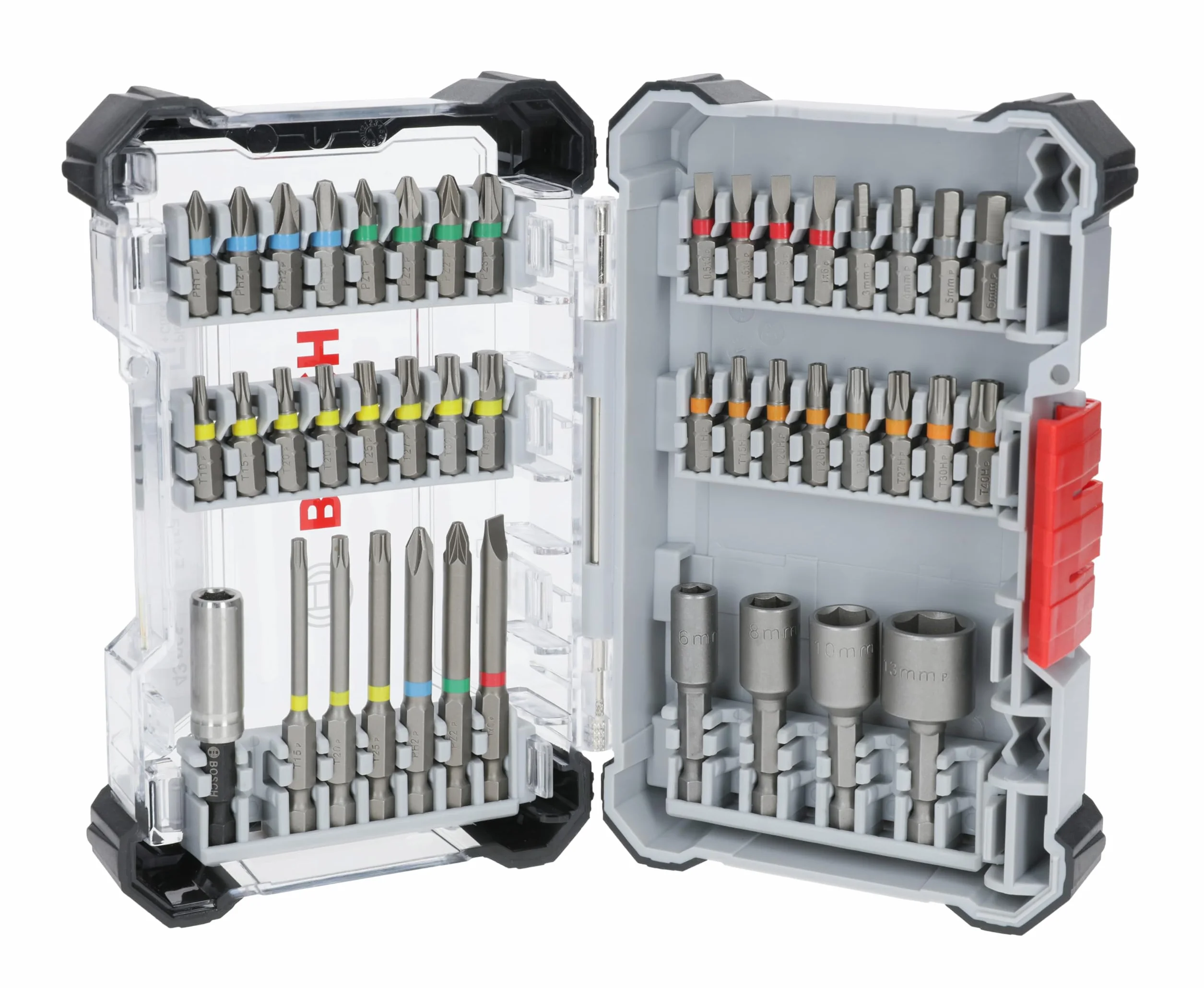 Bosch Set di 43 punte per avvitatori extra rigidi, 43 pezzi (197 x 110,5 mm, accessori professionali, cacciavite)