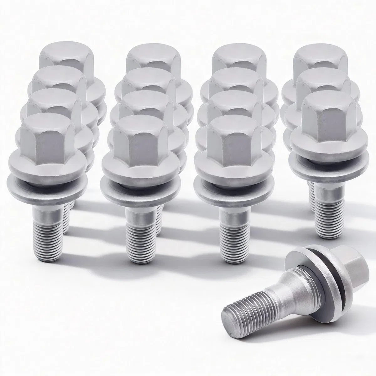 16 Pz Bulloni Ruota M12 x 1.25 per Citroen C2 C3 C4 C5 per Peugeot 206 207 308 407 Bulloni Ruota Dadi Ricambio 9817024580 540567