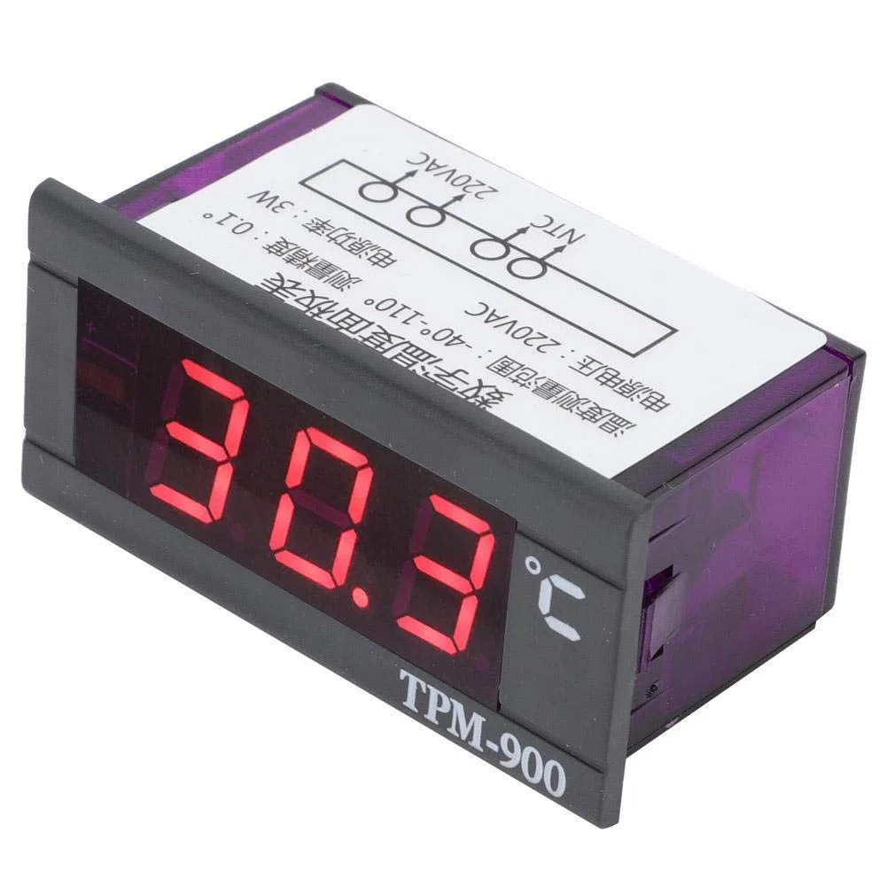 Termometro Digitale LCD Termometro, Indicatore Pannello Misuratore di Temperatura, -40 ℃ - + 110 ℃ Misuratore elettronico di umidità relativa alla temperatura