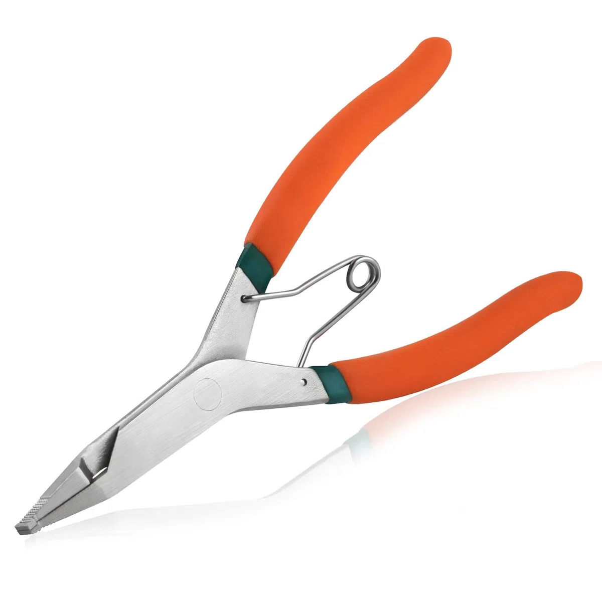 Speedwox Pinze speciali per anelli di bloccaggio elastici, punta angolata, 23 cm, con foro, utensile per rimozione di anelli, clip a C, per rimozione e installazione di anelli di bloccaggio del cambio