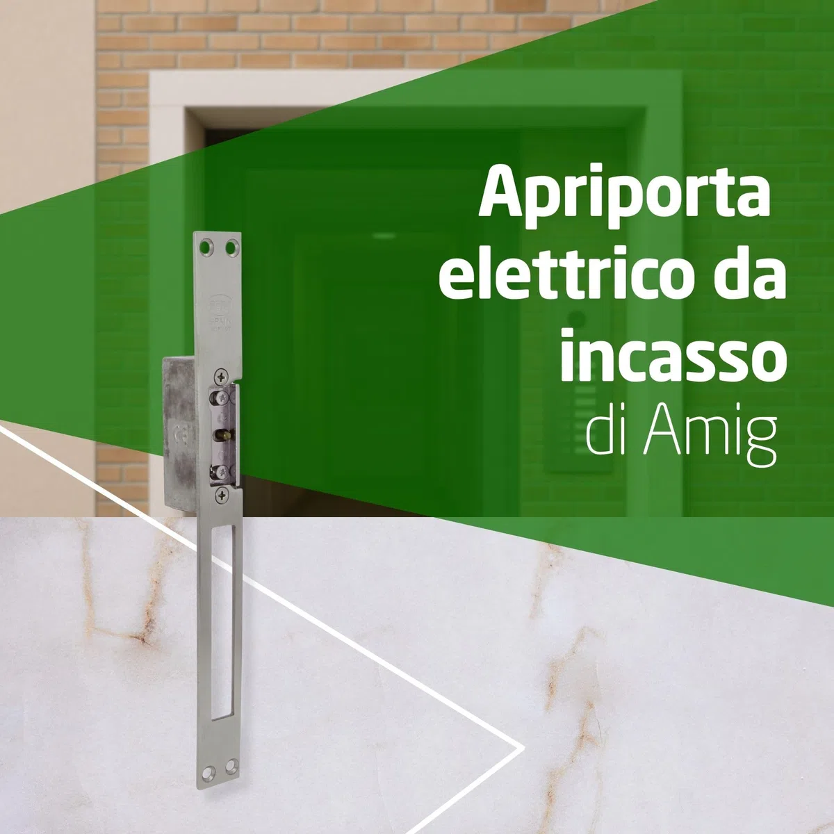 Amig - Apriporta Elettrico da Incasso per Porte | Mod.20 | 250 x 25 x 3 mm | Amperaggio: 1,1 A | Include Bobina da 8-12 V di Corrente Alterna | Serratura per Portales, Tendine o Ufficio