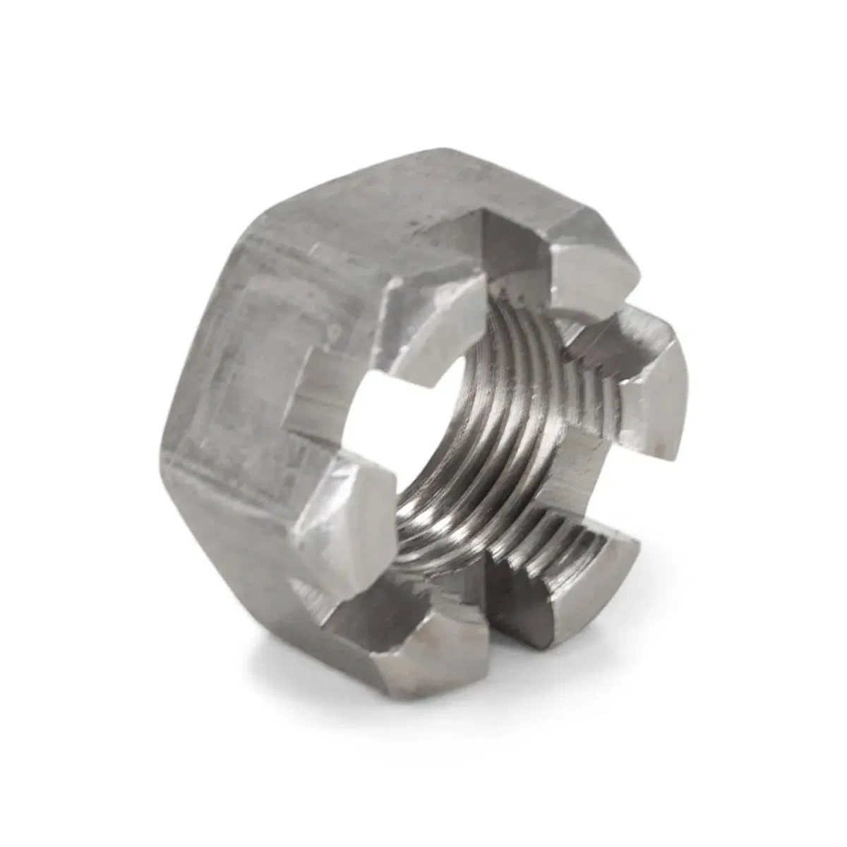 GB6181 Dado a corona con testa esagonale scanalata, dado esagonale con testa a castello, dadi esagonali scanalati(M6 10pcs)