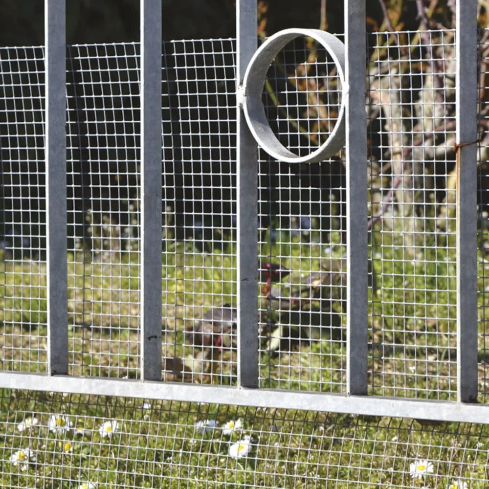 VERDELOOK Rete Multizinc in Ferro zincato ed elettrosaldato per recinzioni, 0.5x10 m