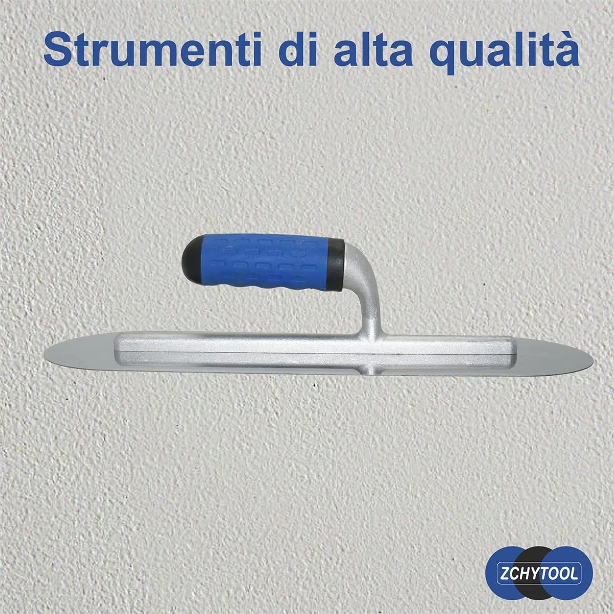 Cazzuola Da Piscina Acciaio Inossidabile Cazzuola Per Pavimenti e calcestruzzo 380 x125 mm Utensili Per Finitura In Calcestruzz