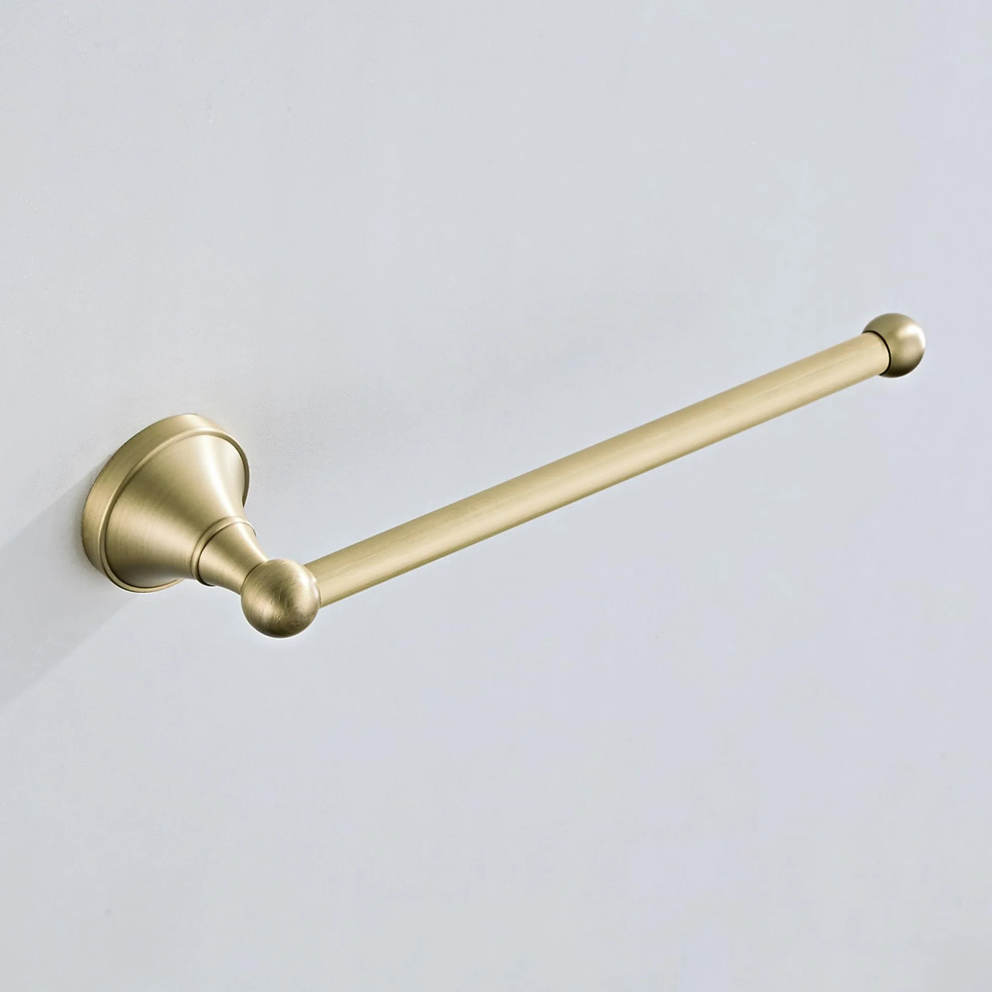 Flybath Anello Asciugamano Anelli Portasciugamani Ottone Antico Anelli di Asciugamano Bagno Porta Asciugamani Montaggio a Parete, Bronzo Spazzolato