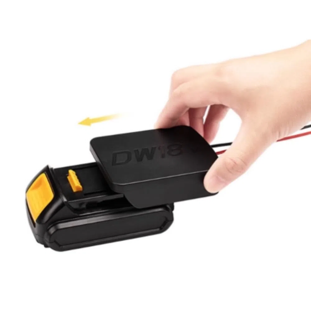 Adattatore Batteria, Convertitore Batteria Utensile Elettrico con Terminale Filo Interruttore Fusibile per PARKSIDE X20V TEAM 20V PAP20A1 PAP20A3 PAP20B1 PAP20B3 per Bici Elettrica