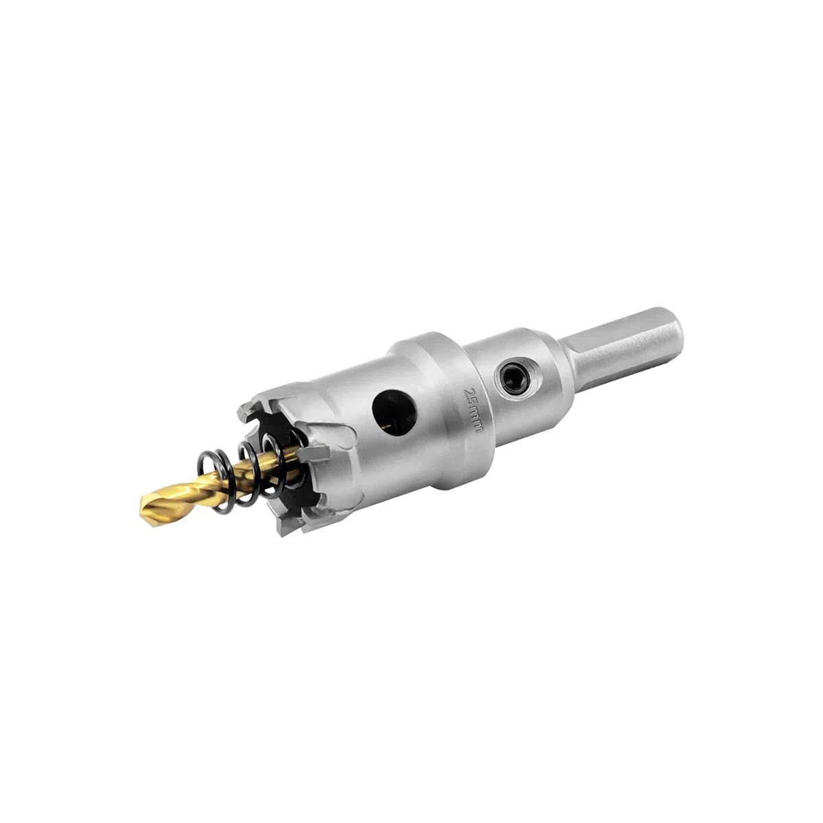25mm Seghe a Tazza Metallo in Carburo, Professionale TCT Frese a Tazza per Metallo, Acciaio Inossidabile, Ferro, Alluminio, Ottone, Plastica