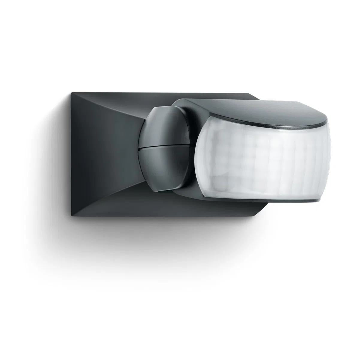 Steinel Rilevatore di movimento IS 1 nero, interno ed esterno, sensore di movimento a 120°, portata 10 m, montaggio in superficie e da incasso, IP54, (L x P x A) 120 x 80 x 50 mm