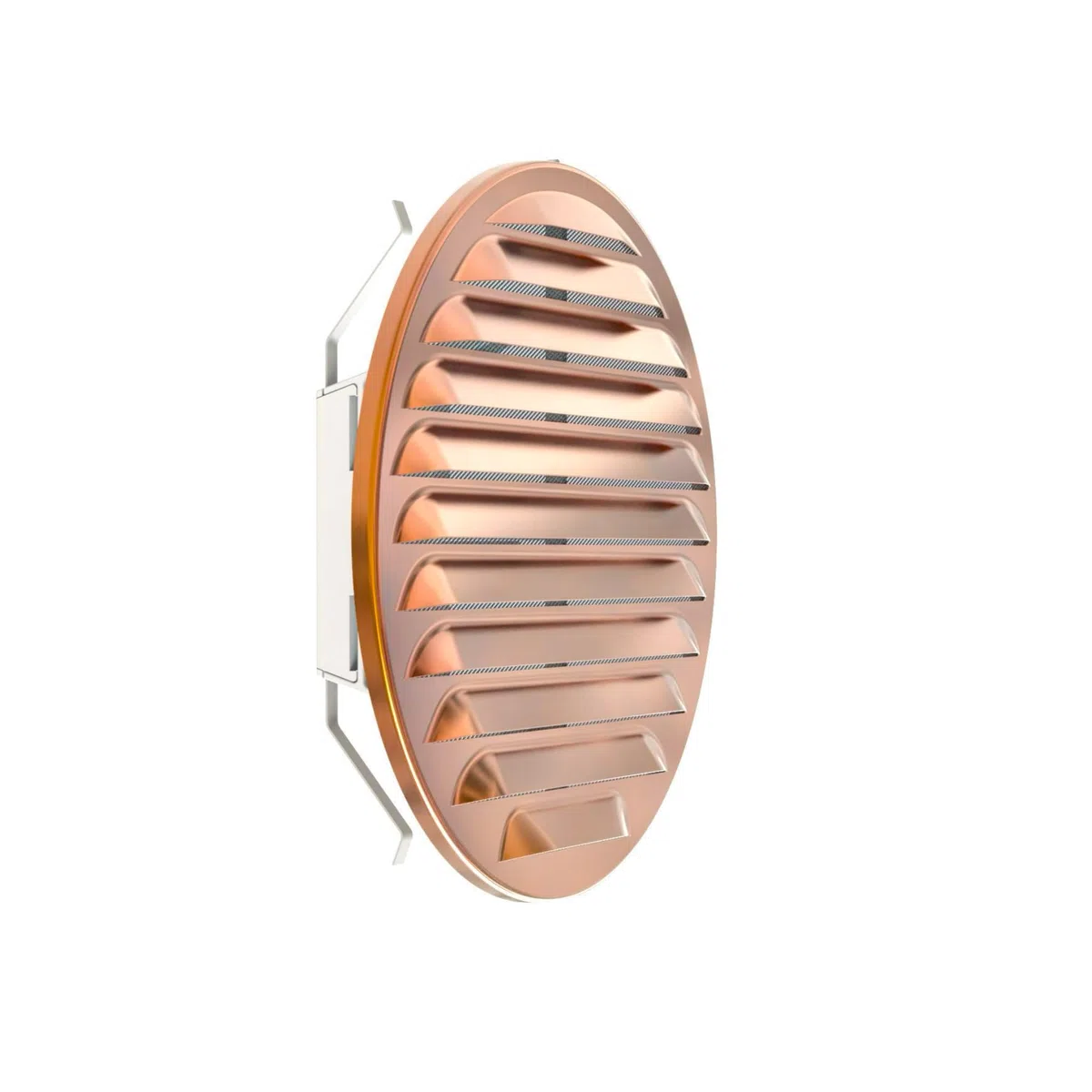 Plikc - Griglia aerazione tonda in con rete anti insetti - MADE IN ITALY (Rame 125/160mm)